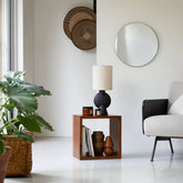 Solid Wood End Table | Living Room Accent Side Table – Oakvello