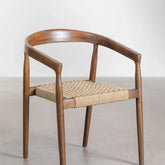 Visby Solid Teak Wood Dining Chair | Scandinavian Kitchen Seating – Oakvello