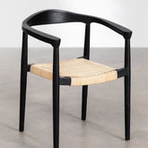 Kiemer Solid Wood Dining Chair with Armrests | Premium Kitchen Seating – Oakvello