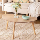 Yavik Solid Wood Coffee Table | Living Room Centre Table – Oakvello