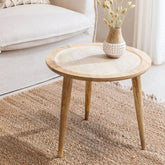 Diborna Solid Mango Wood Coffee Table | Living Room Centre Table – Oakvello