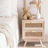 Ralik Solid Wood Bedside Table | Bedroom Nightstand – Oakvello