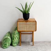 Solid Wood Living Room End Table with 1 Drawer | Accent Side Table – Oakvello