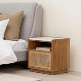Stylish Solid Wood Bedside Table | Premium Bedroom Nightstand – Oakvello