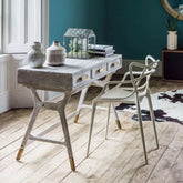 Nordic Solid Wood Console Desk | Scandinavian Home Office & Entryway Furniture – Oakvello
