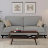 Teak Finish Solid Sheesham Wood Coffee Table | Living Room Furniture – Oakvello