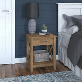 Solid Wood Drawer Nightstand | Bedroom Bedside Table – Oakvello