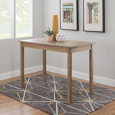 Solid Wood Dining Table | Modern Hardwood Kitchen Furniture – Oakvello