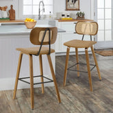 Solid Wood Bar Stools | Kitchen & Home Bar Seating – Oakvello