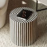 jaipuri Bone Inlay Side Table