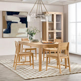 Solid Sheesham Wood Dining Table | Durable Kitchen & Dining Furniture – Oakvello