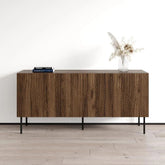 Solid Wood Sideboard | Elegant Living Room Storage Furniture – Oakvello