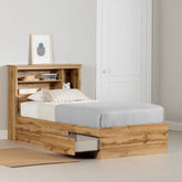 Solid Wood Bed & Headboard Set | Complete Bedroom Furniture – Oakvello
