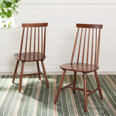 Solid Wood Dining Chair | Industrial Style Kitchen & Dining Seating – Oakvello