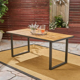Acacia Wood Dining Table | Solid Hardwood Kitchen & Dining Furniture – Oakvello