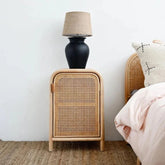 Natural Solid Wood Side Table | Living Room Accent Furniture – Oakvello