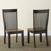 Solid Wood Dining Chair Set of 2 | Sturdy Kitchen & Dining Seating – Oakvello