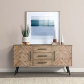 Solid Wood Cabinet | Versatile Living Room & Bedroom Storage – Oakvello