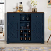 Solid Wood Wine Rack & Cabinet | Home Bar Storage Furniture – Oakvello
