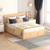 Solid Wood Bedroom Bed with Storage & 2 Drawers | Bedroom Furniture – Oakvello