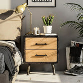Solid Wood Living Room Bedside Table | Versatile Accent Nightstand – Oakvello