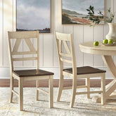 Solid Wood Dining Chair Set of 2 | Stylish Kitchen Seating – Oakvello