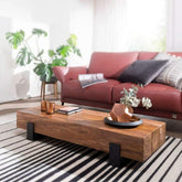 Solid Wood Coffee Table | Sturdy Hardwood Living Room Furniture – Oakvello