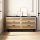 Black Solid Wood Storage Cabinet | Bedroom Furniture – Oakvello