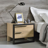 Solid Wood Bedside Table | Classic Bedroom Nightstand – Oakvello