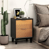 Modern Solid Wood End Table | Living Room Accent Side Table – Oakvello