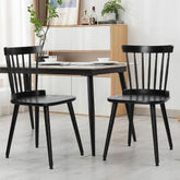 Solid Wood Windsor Dining Chair | Classic Kitchen Seating – Oakvello