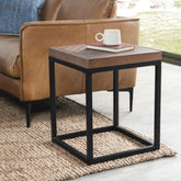 Solid Wood End Table | Living Room Accent Side Table – Oakvello