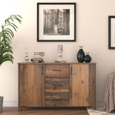 Solid Wood Sideboard | Classic Living Room Storage Cabinet – Oakvello