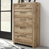 Solid Wood 5-Drawer Chest | Bedroom Storage Dresser – Oakvello