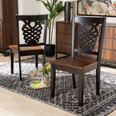Modern Contemporary Solid Wood Dining Chair | Stylish Kitchen Seating – Oakvello