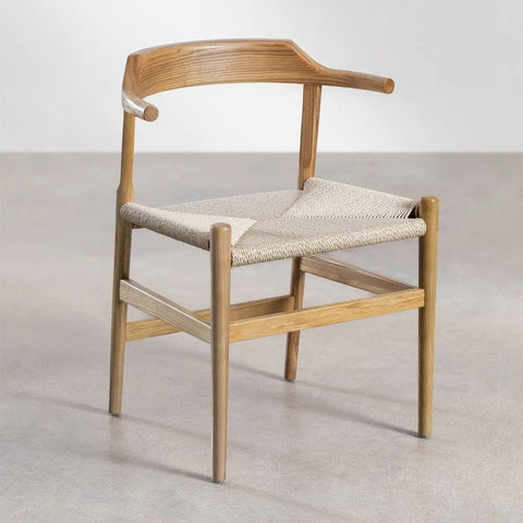 Noel Solid Wood Dining Chair | Classic Kitchen Seating – Oakvello