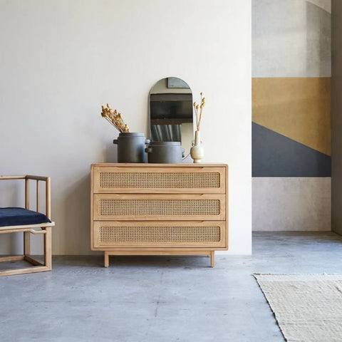 Louis Solid Wood Chest of Drawers | Classic Bedroom Storage Dresser – Oakvello