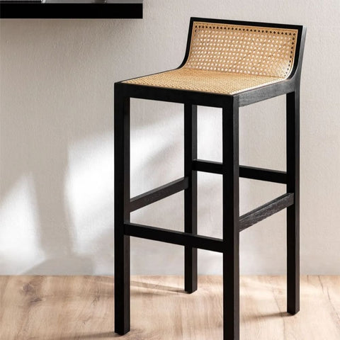 High Solid Wood Bar Stool | Premium Kitchen & Bar Seating – Oakvello