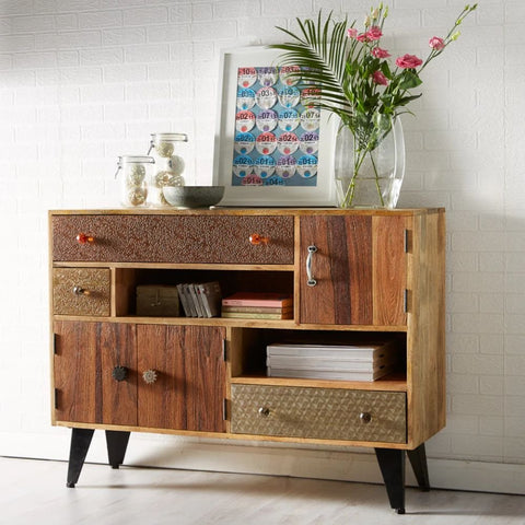 Artisan Limited Edition Solid Wood Sideboard | Handcrafted Living Room Storage – Oakvello