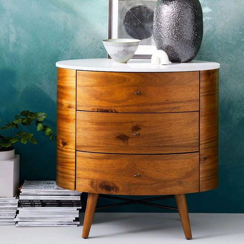 3-Drawer Solid Wood Dresser | Bedroom Storage Chest – Oakvello
