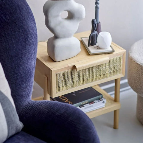 Handcrafted Solid Wood Side Table | Living Room Accent Furniture – Oakvello