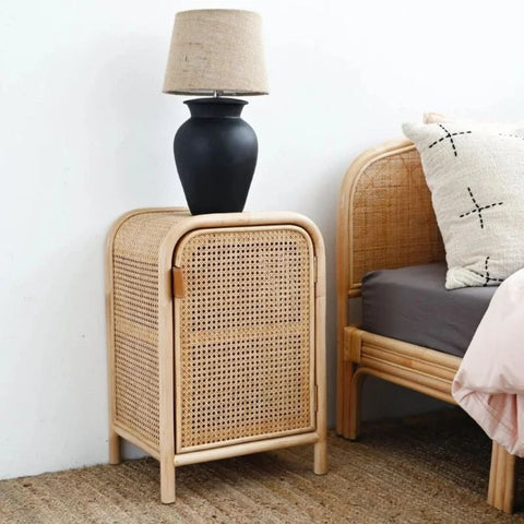 Natural Solid Wood Side Table | Living Room Accent Furniture – Oakvello