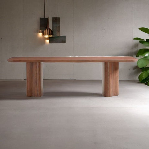 Jodhpuri Classic Solid Sheesham Wood Dining Table | Premium Kitchen Furniture – Oakvello