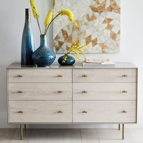 6-Drawer Solid Wood Dresser | Large Bedroom Storage Chest – Oakvello