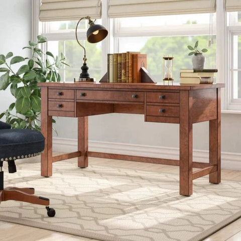 Jodhpuri Engineered Wood Study & Office Table | Home Workspace Desk – Oakvello