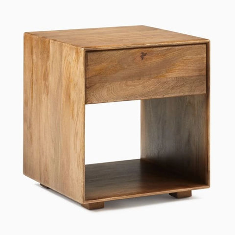 Solid Wood Side Table | Living Room Accent Furniture – Oakvello