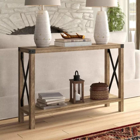 Engineered Wood Console Table | Slim Entryway & Hallway Furniture – Oakvello