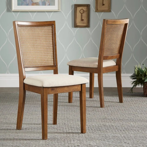Solid Wood Dining Chair Set of 2 | Classic Kitchen & Dining Seating – Oakvello