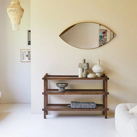 Solid Mango Wood Console Table | Entryway & Hallway Furniture – Oakvello