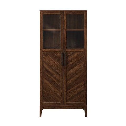 Wooden Finish Solid Wood Sideboard | Living Room Storage Cabinet – Oakvello